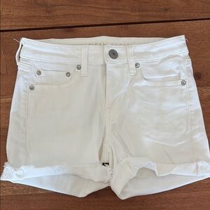 American Eagle Outfitters White Jean Shorts